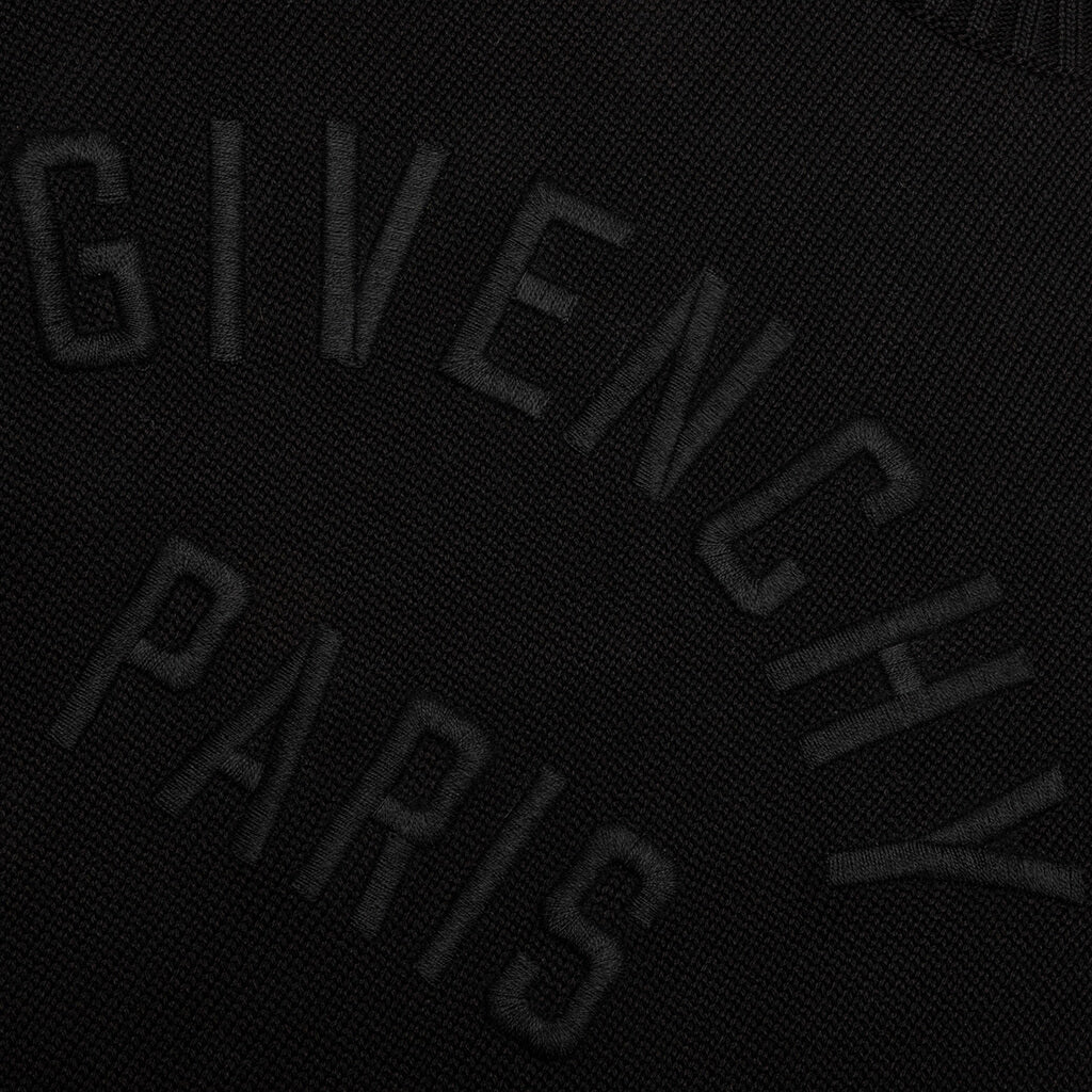 Embroidered Sweater Black