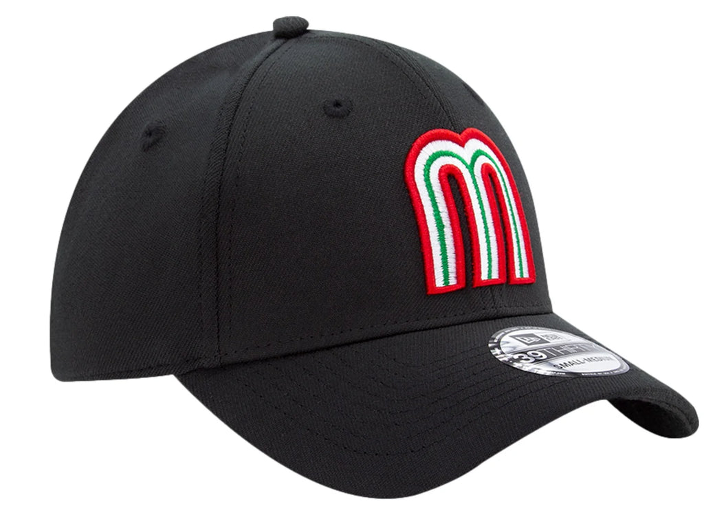 Gorra New Era 39Thirty Mexico Color Negro para Hombre