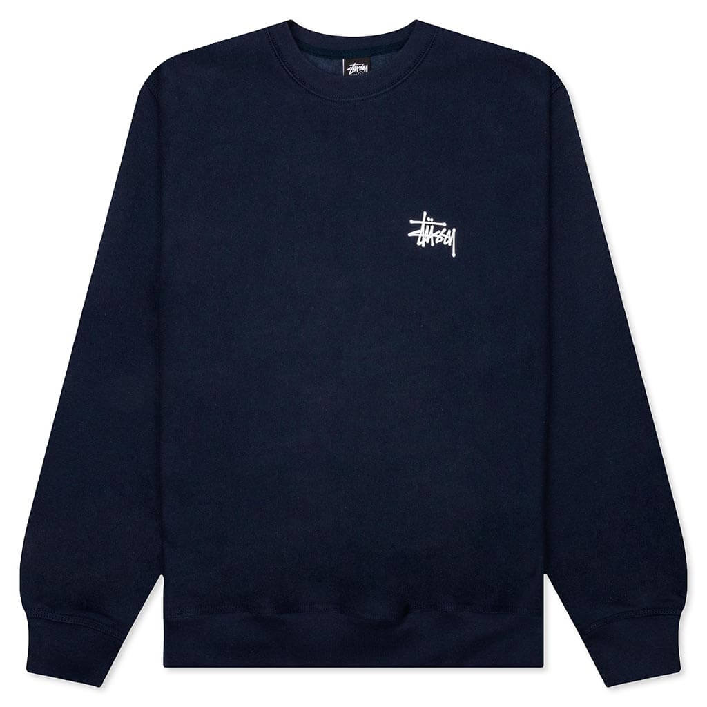 Basic Stussy Crew Navy