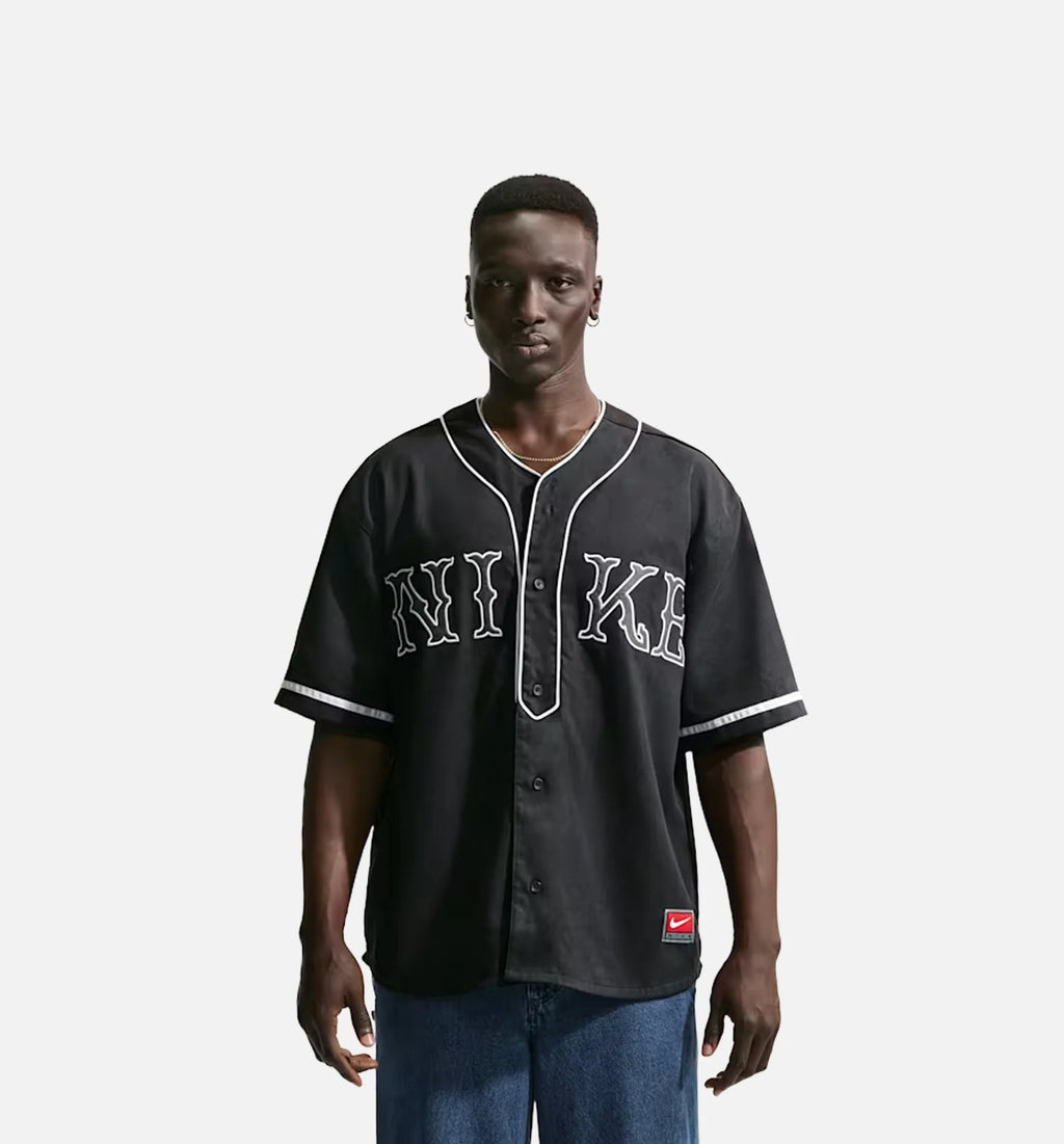 Life Vintage Sport Mens Jersey Black White