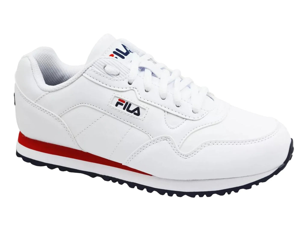 Tenis FILA Cress Blanco Azul y Rojo para Mujer
