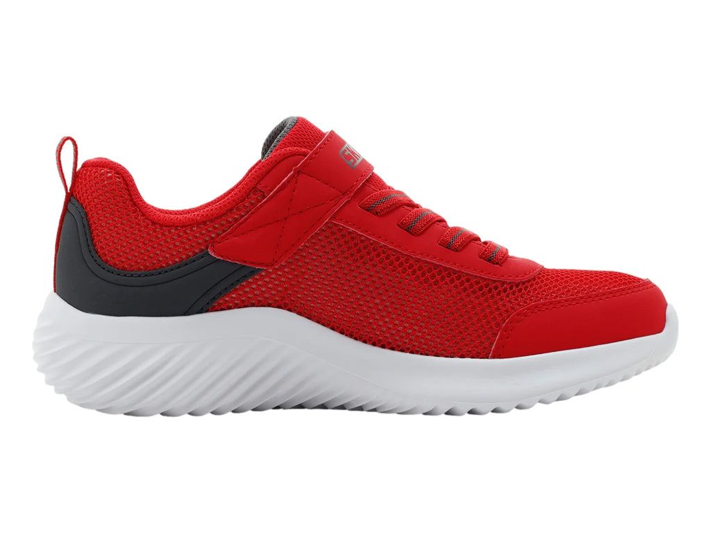 Tenis Skechers Bounder Tech Rojo para Niño
