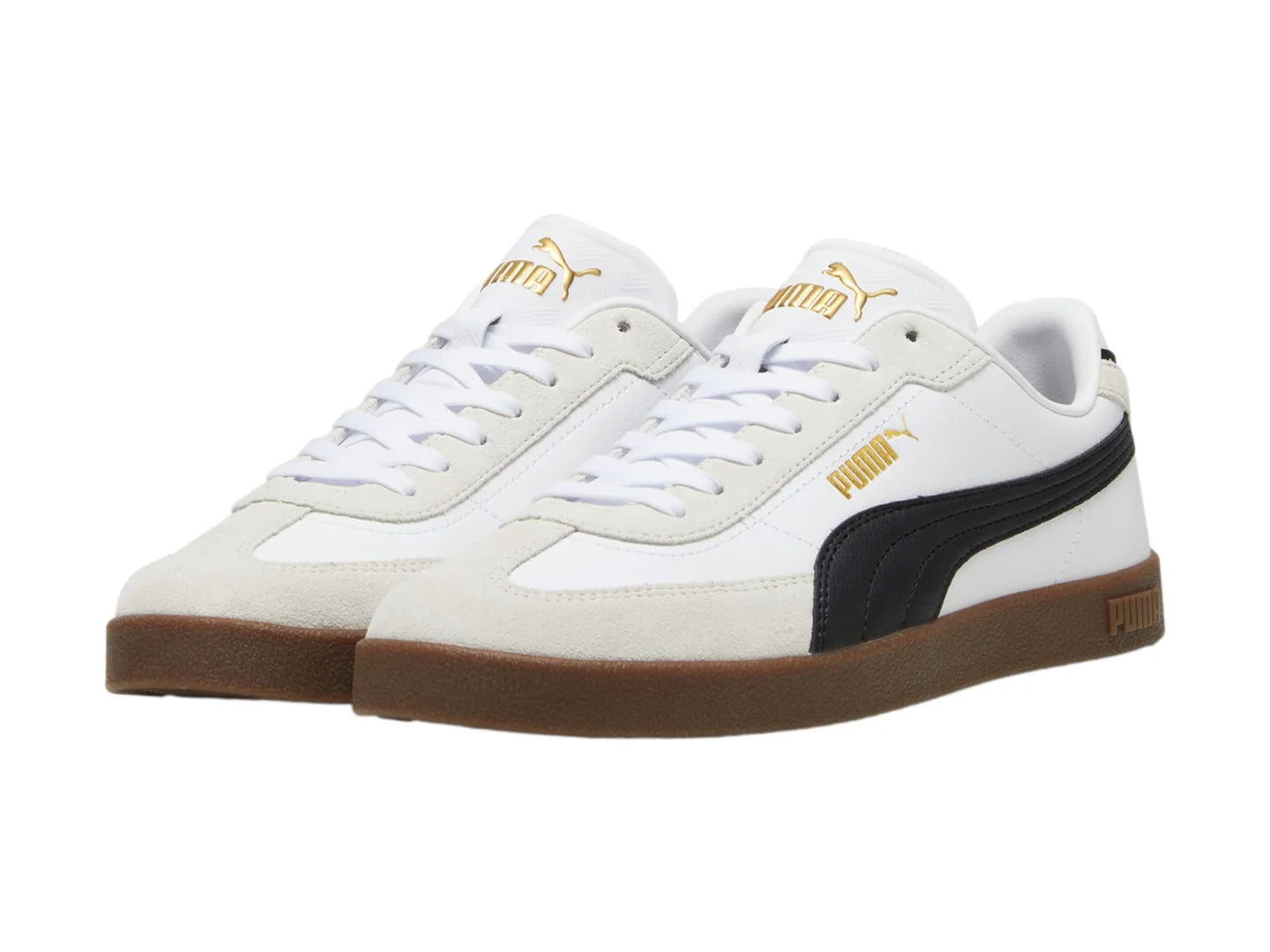 Tenis PUMA Club II Era Blanco Negro y Gris para Hombre