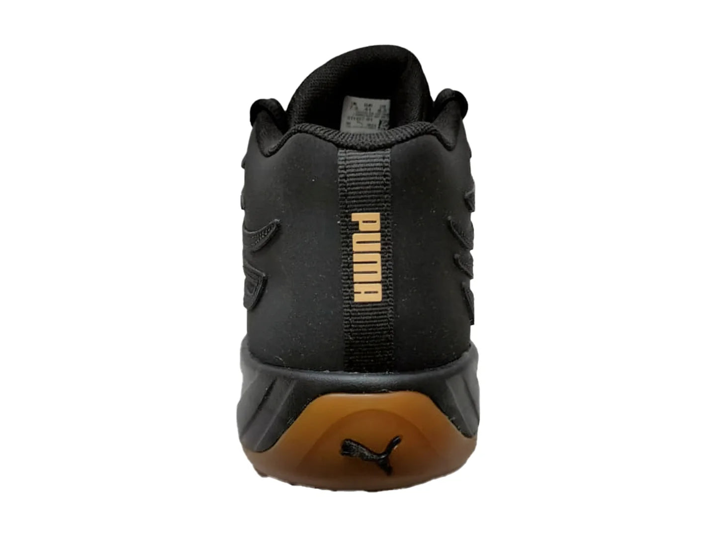 Tenis PUMA Court Pro Nubuck Negro con Dorado para Hombre
