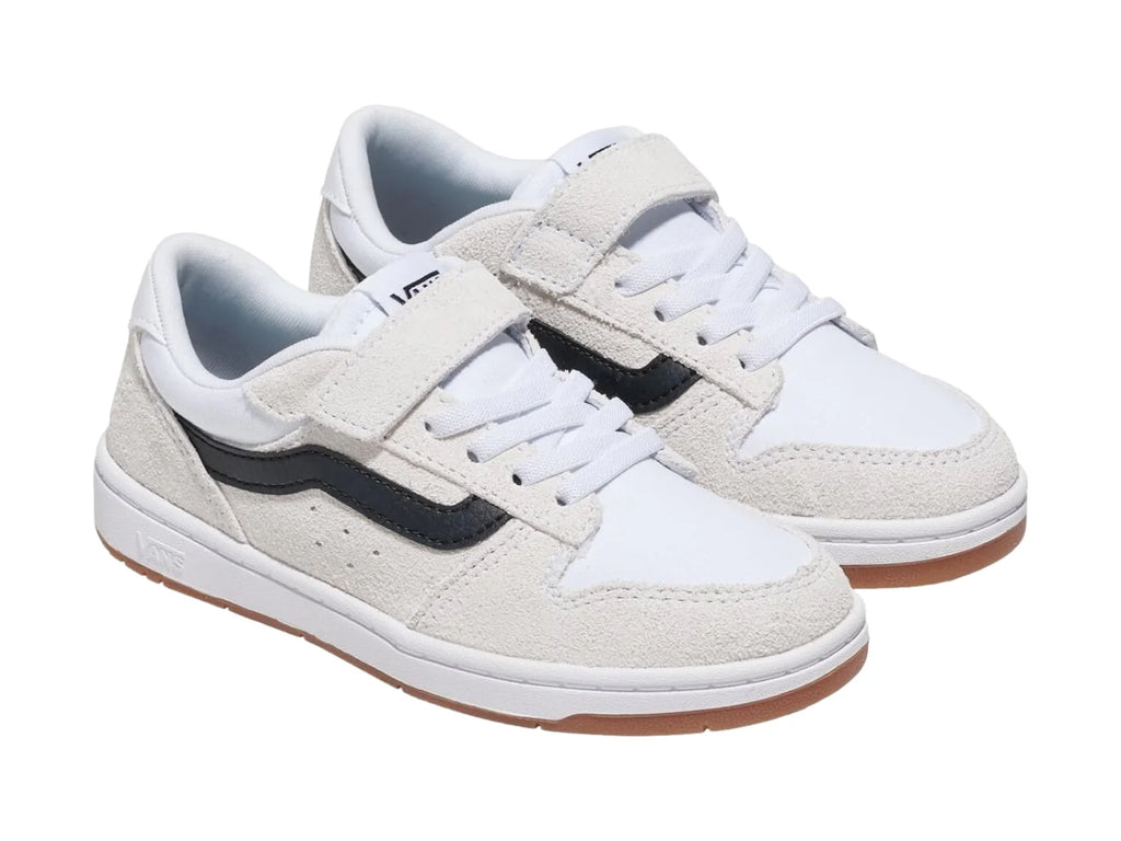 Tenis Vans Ryland LS V Blanco y Negro para Niño