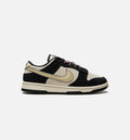 Dunk Low Black Suede Womens Lifestyle Shoe Black White