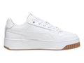 Tenis PUMA Carina Street Lux Blanco y Oro para Mujer