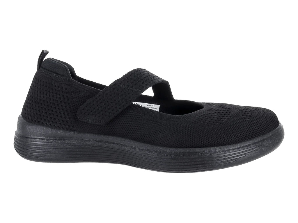Zapatos Planos Flexi Negro para Mujer