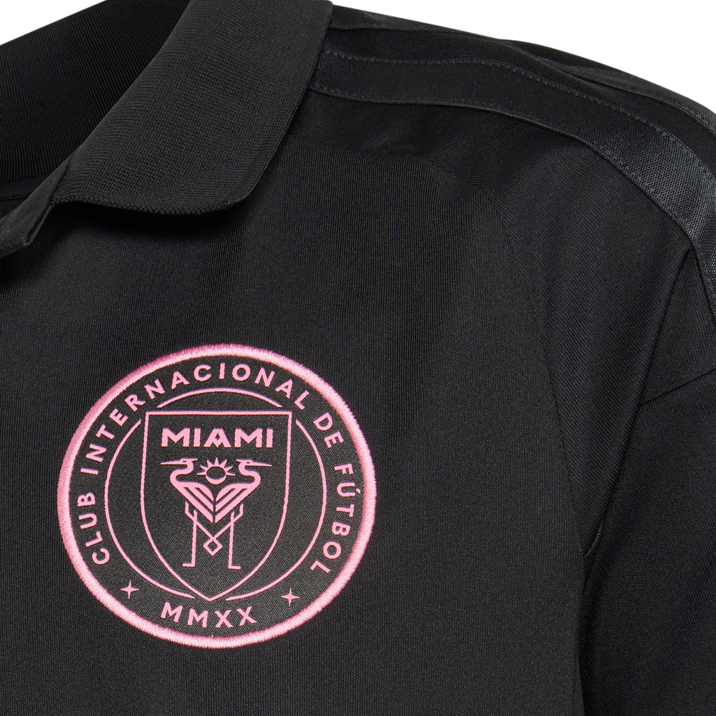adidas Inter Miami CF Away Messi Youth Soccer Jersey 26 27 Black Pink