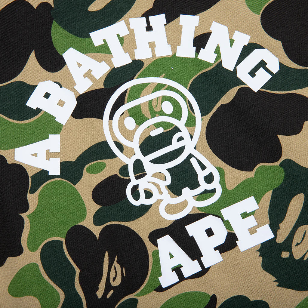 Kids Abc Camo Baby Milo College Tee Green