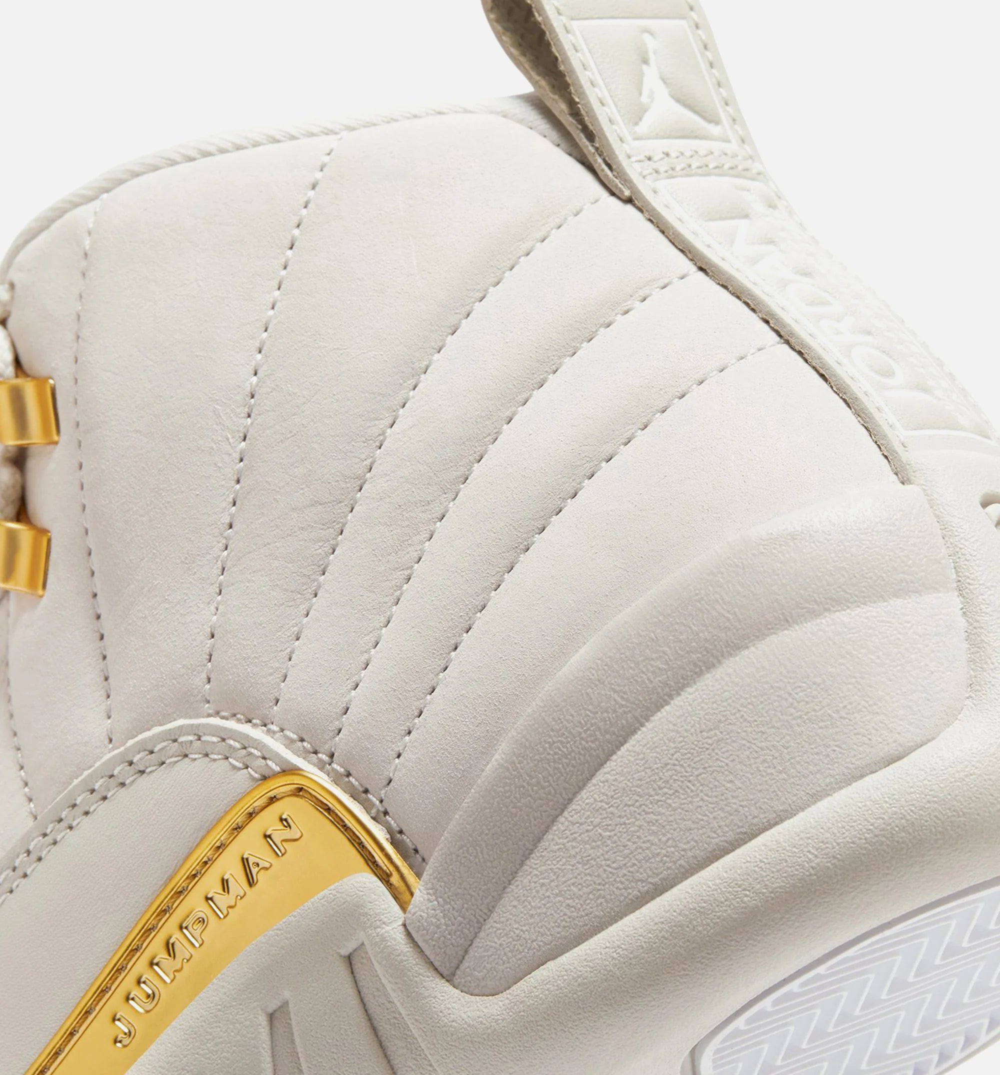 Air Jordan 12 Retro Phantom Womens Lifestyle Shoe Phantom Metallic Gold White