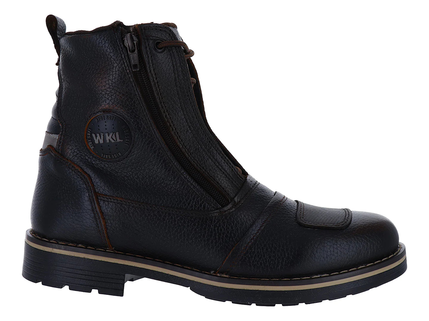 Botas Biker WKL Brush Miel para Hombre