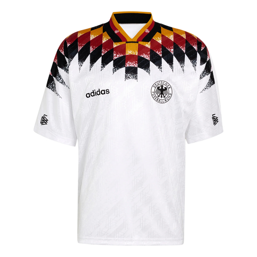 adidas Germany Home 1994 Mens Soccer Jersey White Black Red