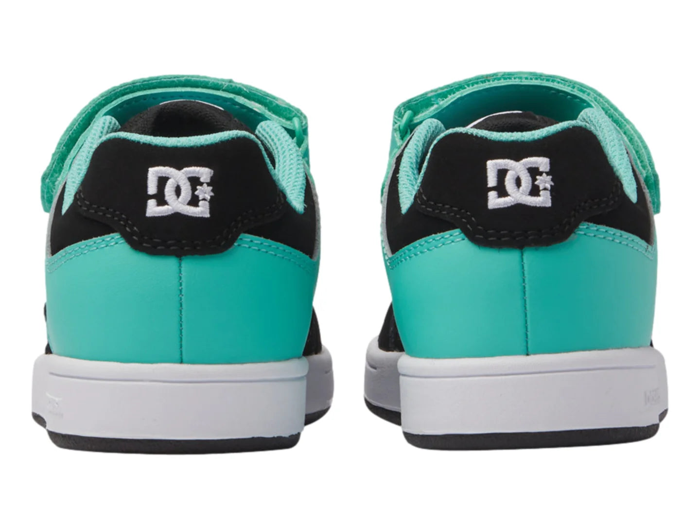 Tenis DC Shoes Mateca 4 V Negro con Aqua para Niño