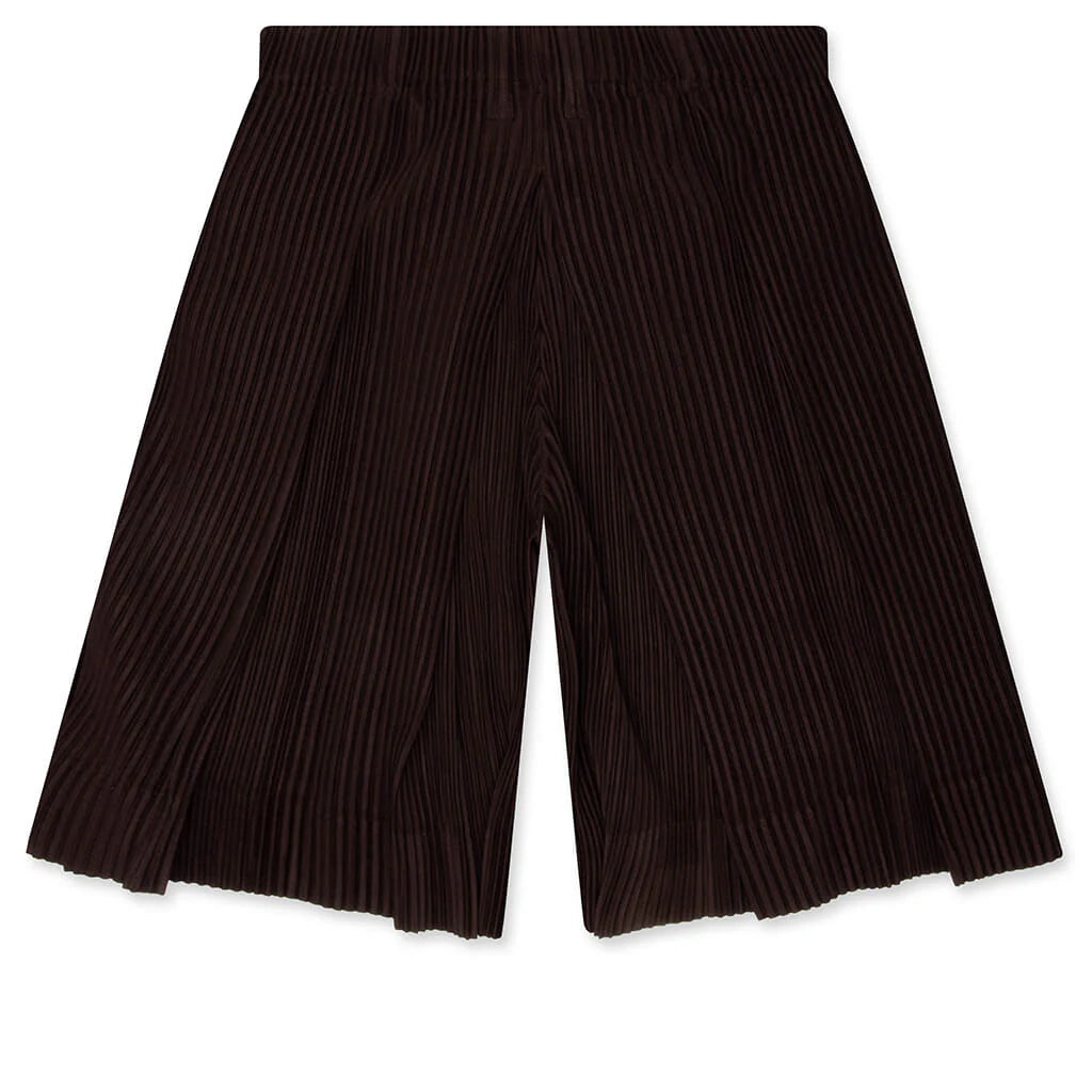 Tailored Pleats 2 Eggplant Black