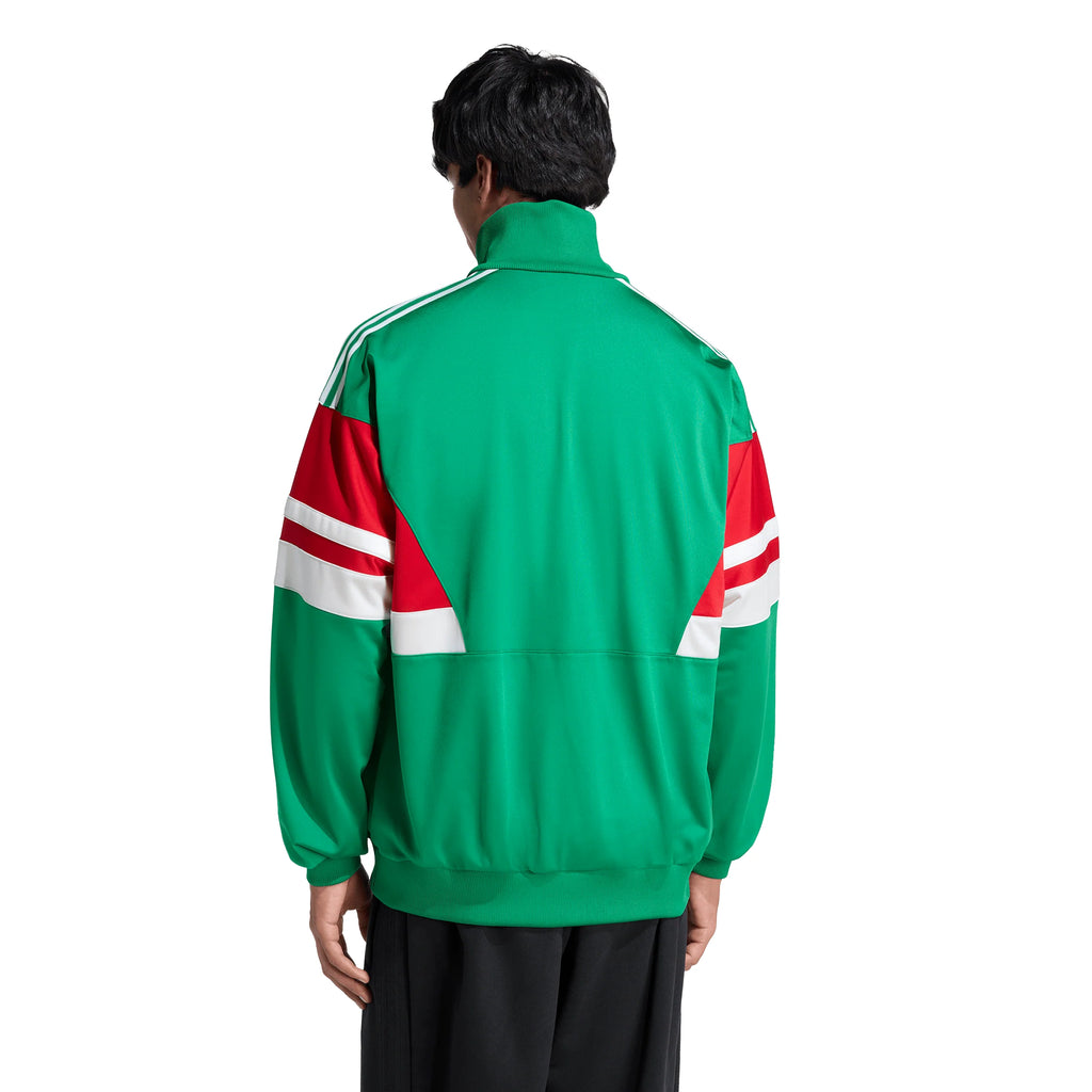 adidas Mexico Mens Soccer Track Top 1986 Green