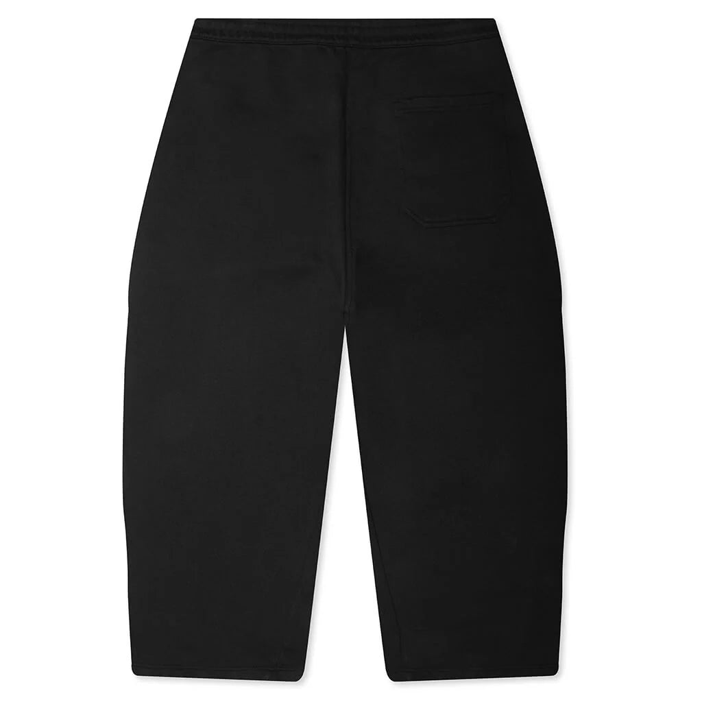 Cropped Cocoon Joggers Black