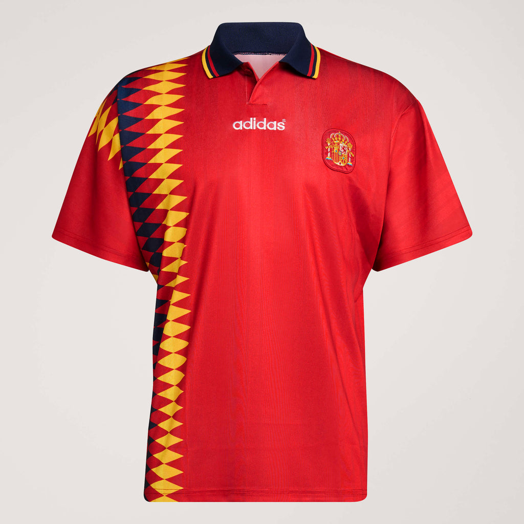 adidas Spain Home 1994 Mens Soccer Jersey Red