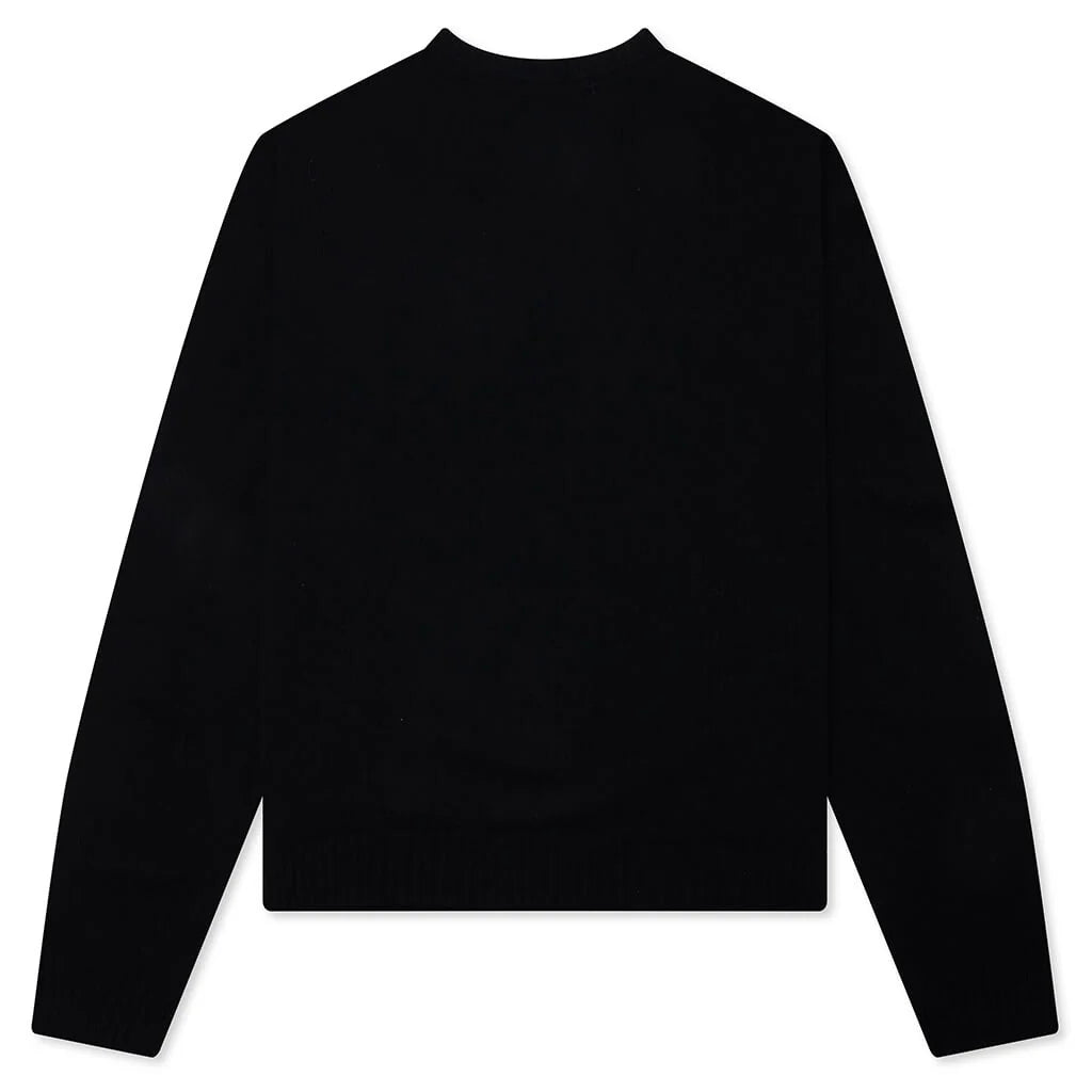 Skelly Knitted Sweater Black White