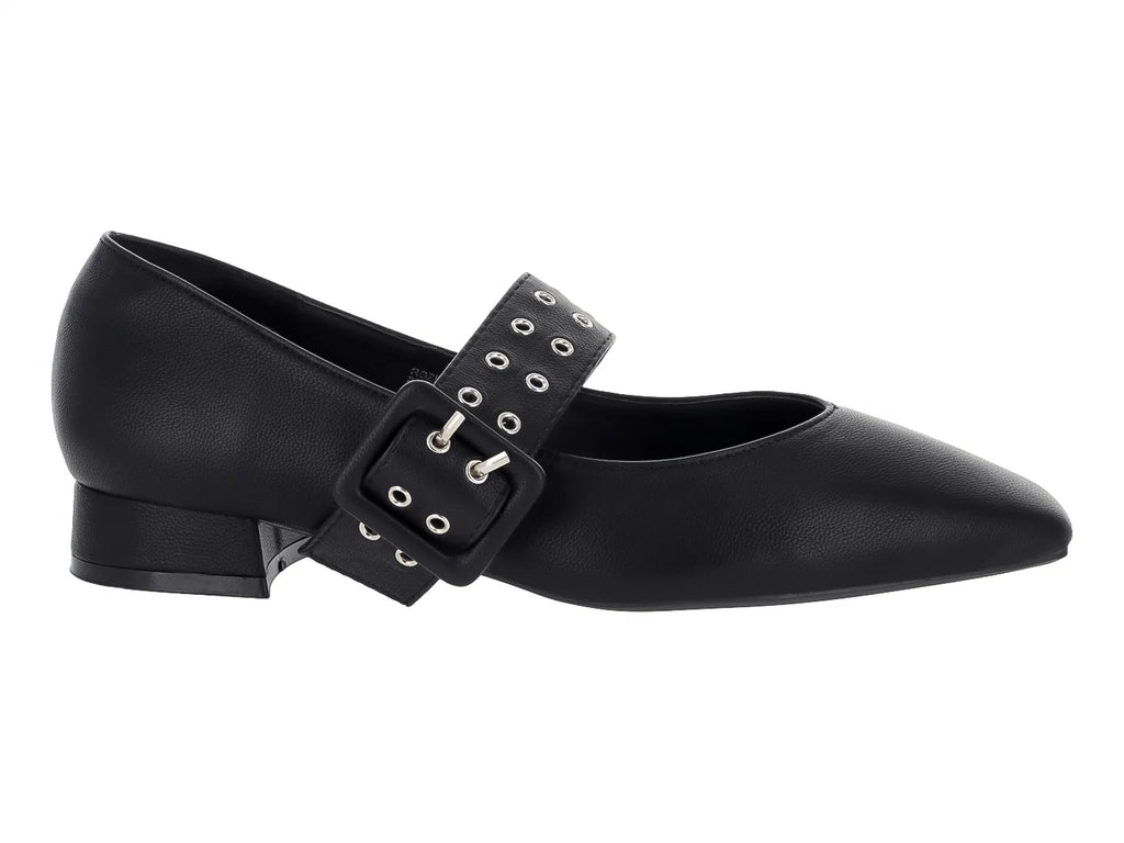 Zapatos Planos Ballerinas Roze Negros para Mujer