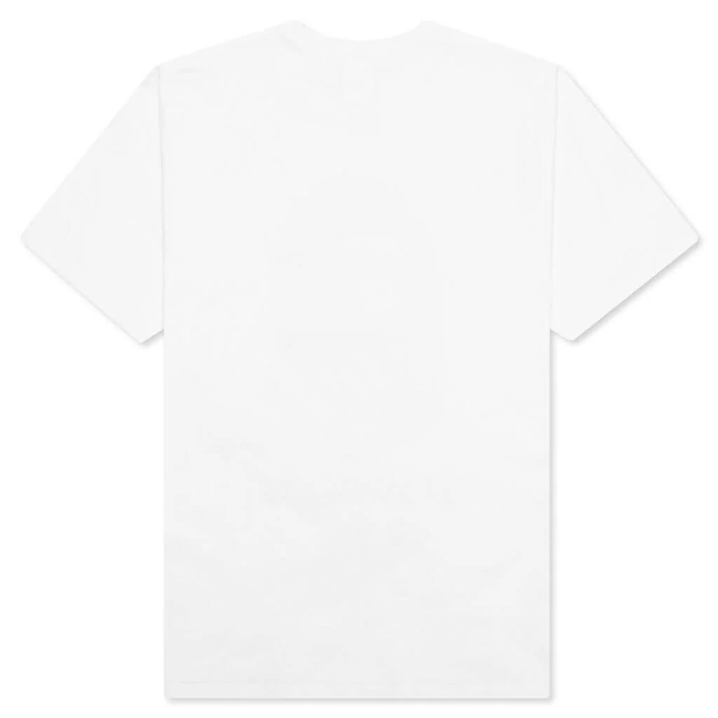 Color Camo Crazy Bape Logo Tee White