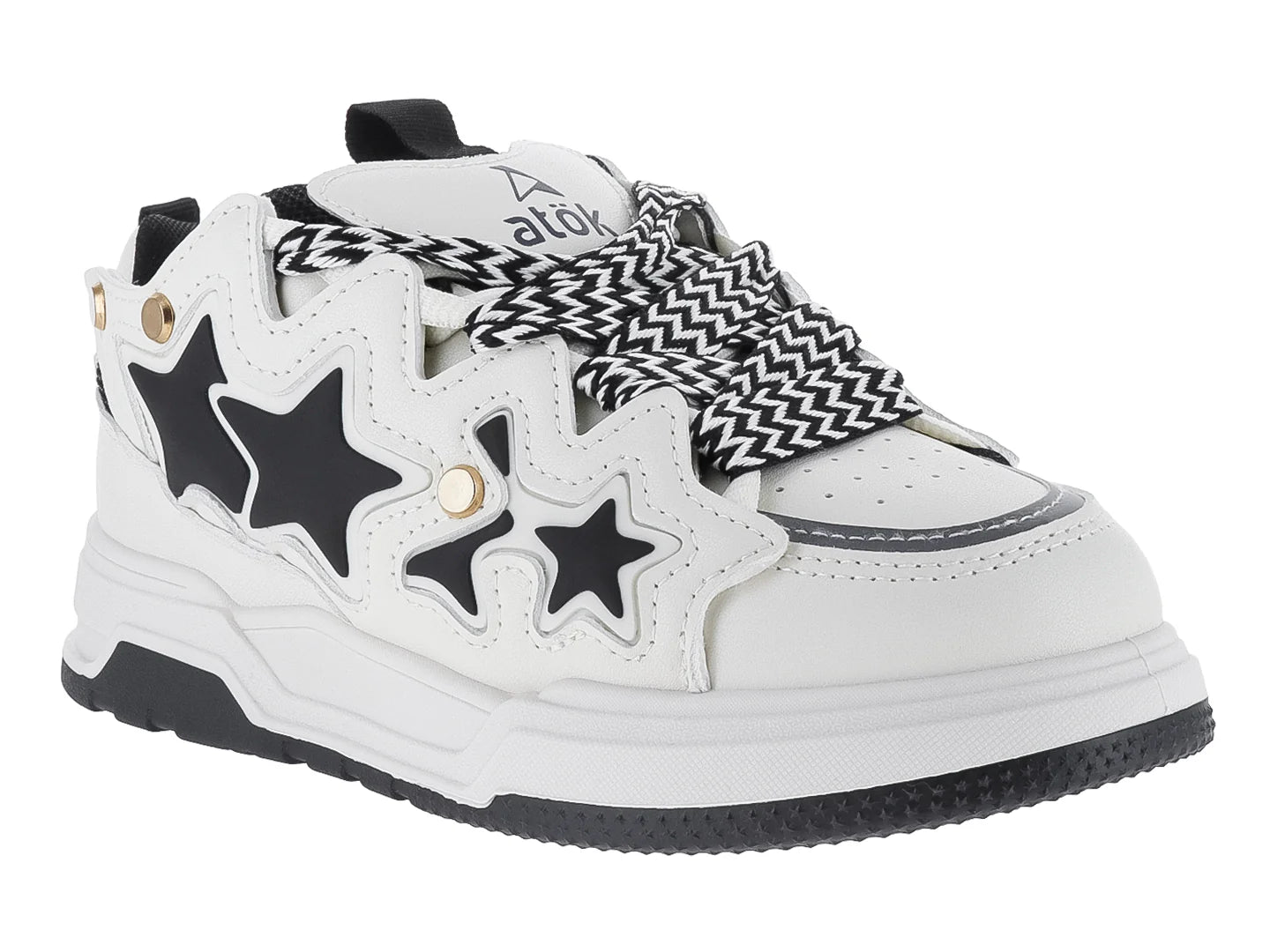 Tenis ATOK Beige y Negro para Niña
