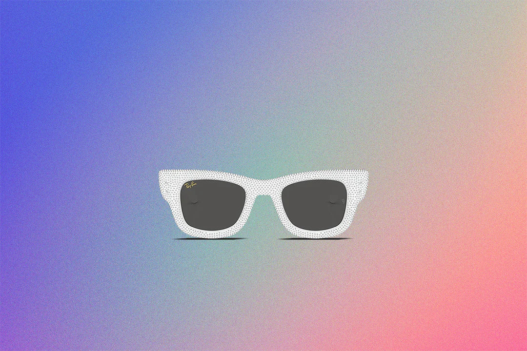 Ray Ban x AAP Rocky Wayfarer Puffer Crystal Pavé Edition White Strass Pave