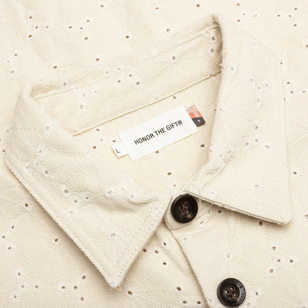 Legacy Eyelet Shirt Bone