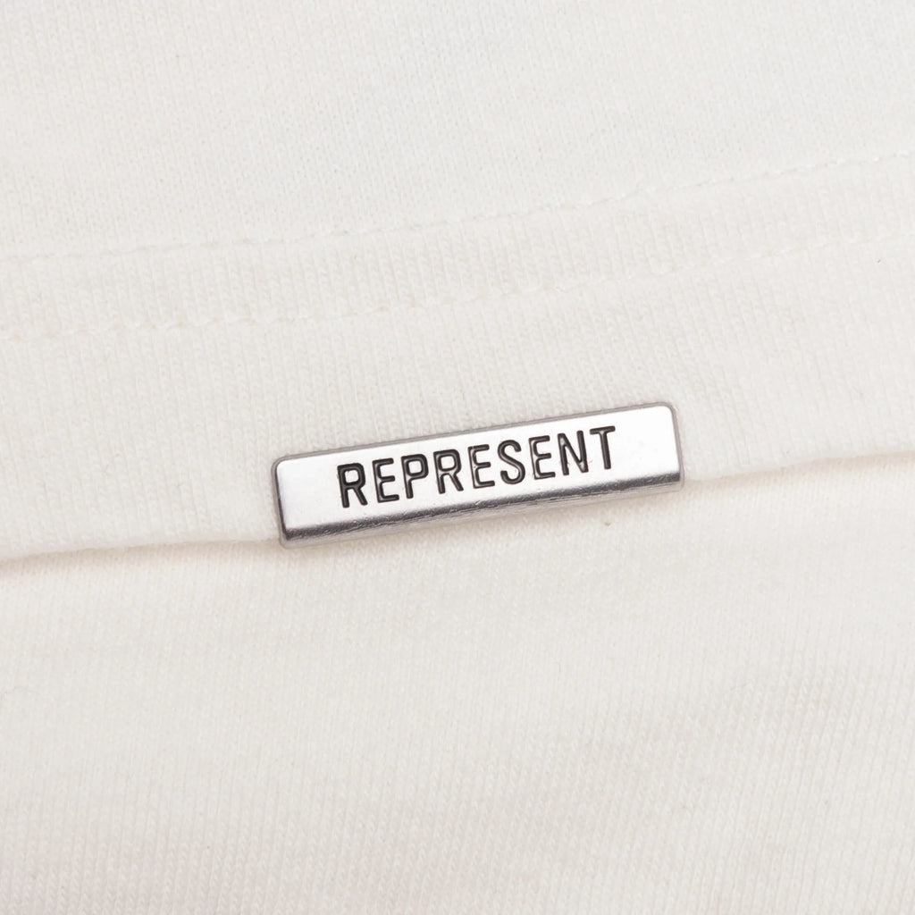 Crest T Shirt Flat White