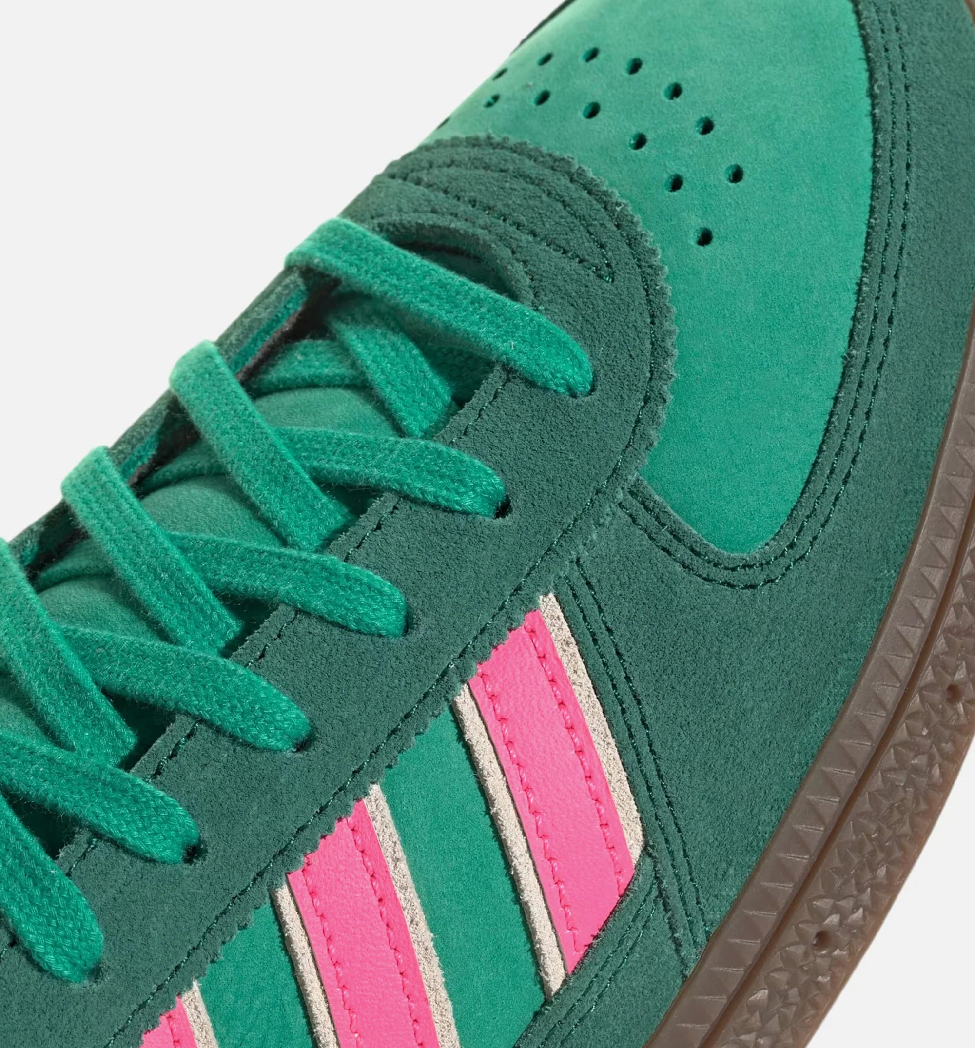 Handball Spezial Womens Lifestyle Shoe Court Green Lucid Pink Off White