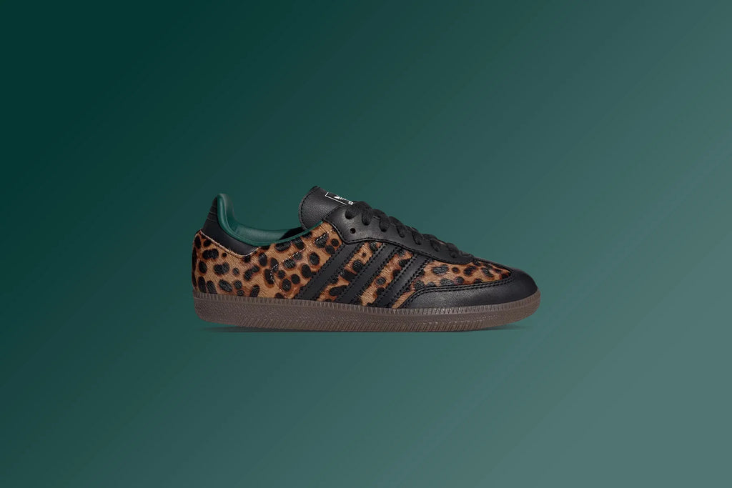 Womens Samba OG Core Black Collegiate Green Cream White