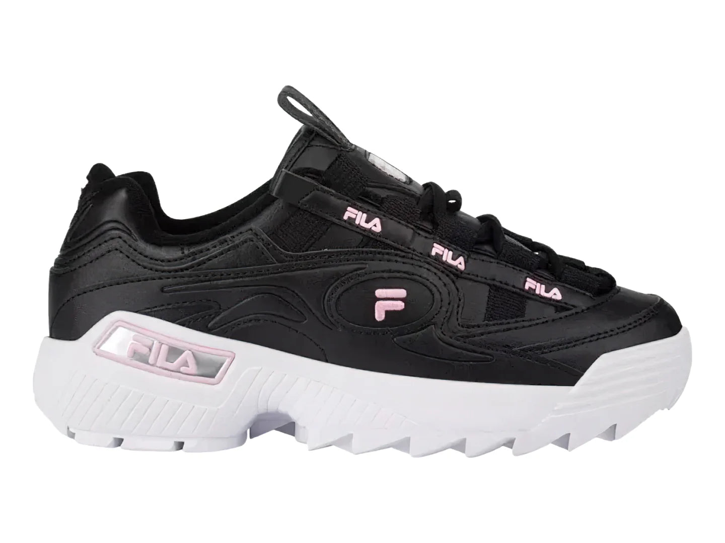 Tenis FILA D Formation Blanco y Metálico para Mujer