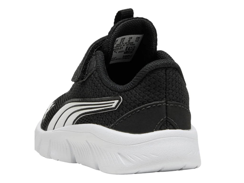 Tenis PUMA FlexFocus Modern AC Negro y Blanco para Niño