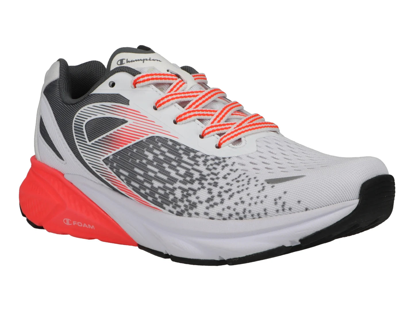 Tenis Champion Alpha Blanco con Rojo y Gris para Mujer