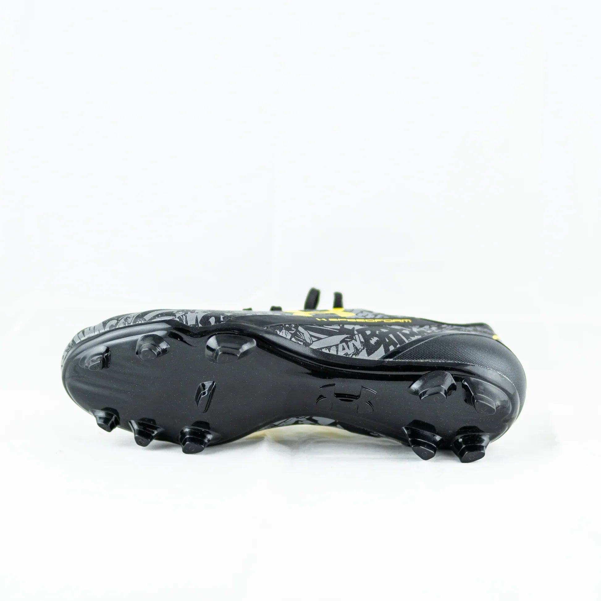Under Amour Alter Ego Clutch Fit Force 20 FG Firm Ground Soccer Cleats Black Steel Taxi