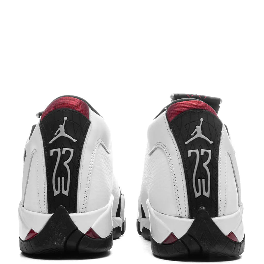 Air Jordan 14 Retro GS White Varsity Red Black Metallic Silver