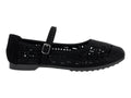 Zapatos Planos Roze Negro para Mujer