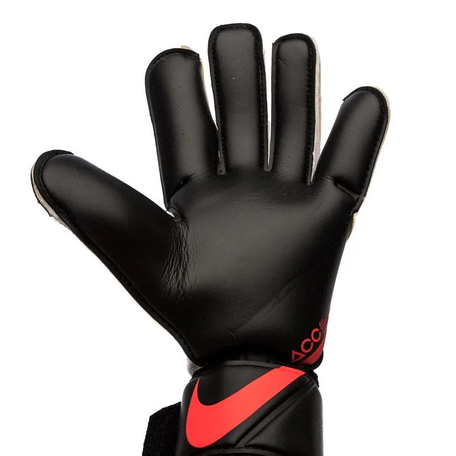 Nike Vapor Grip3 Goalkeeper Gloves White Black Bright Crimson