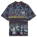 Static S S Tee Charcoal Art