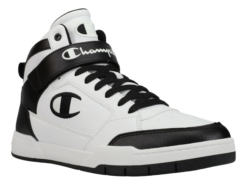 Tenis Champion Arena Power Hi Blanco y Negro para Hombre