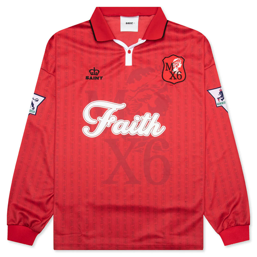 Faith Soccer Shirt Red