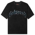 Symmetrical Logo T Shirt Black Wash
