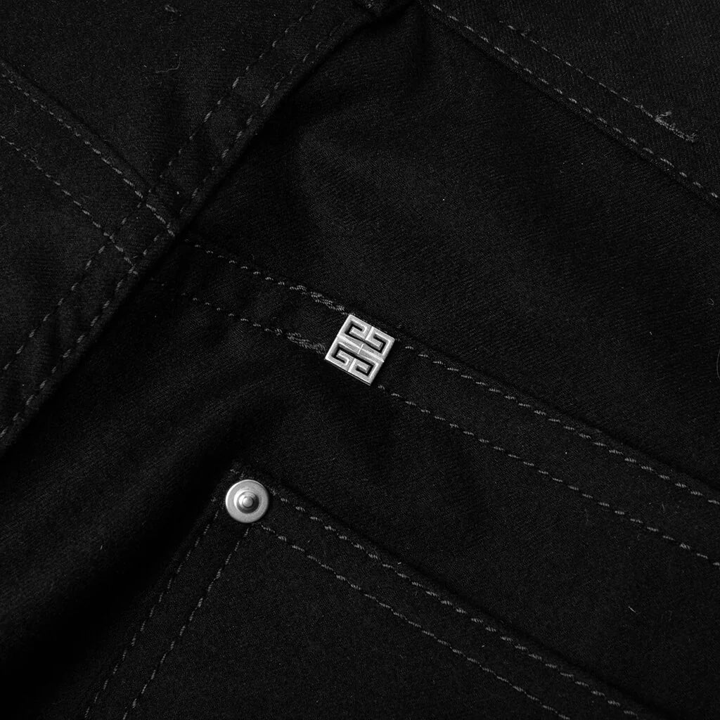 Studded Carpenter Pants Black