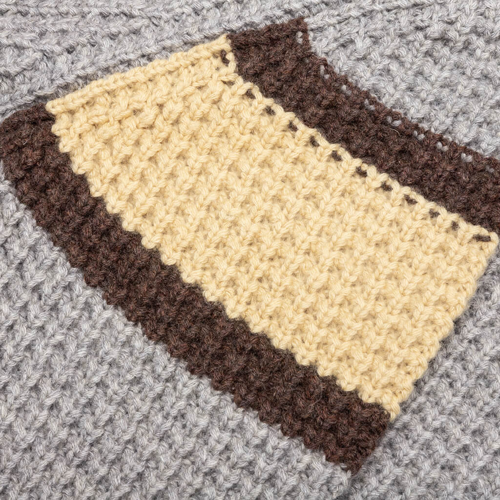 Twitch Chunky Knit Sweater Heather Grey