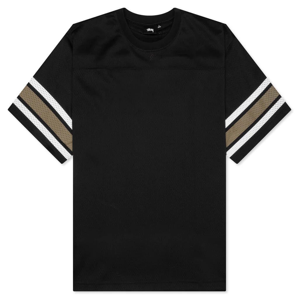 Surfman Mesh Football Jersey Black