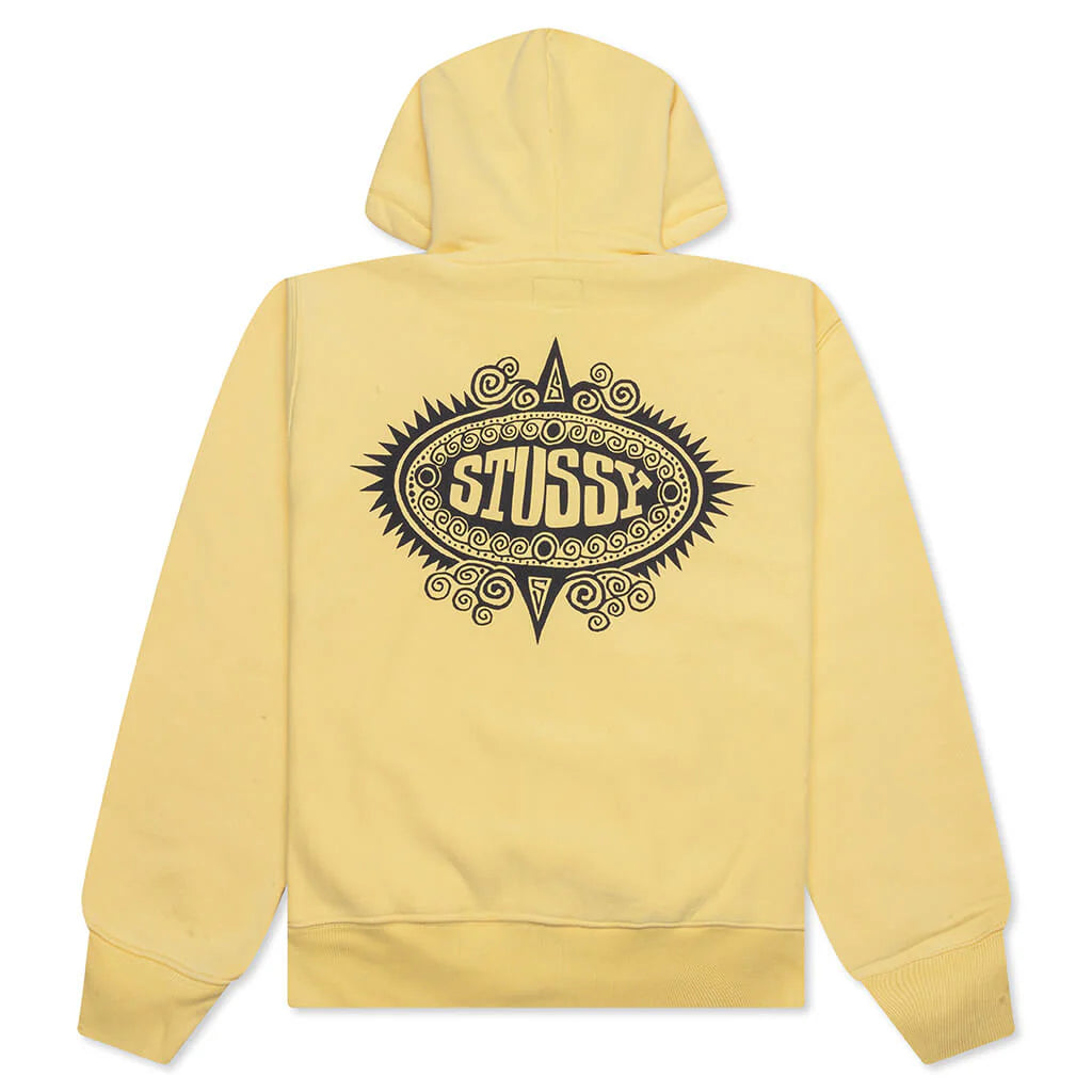 Mantra Zip Hoodie Yellow