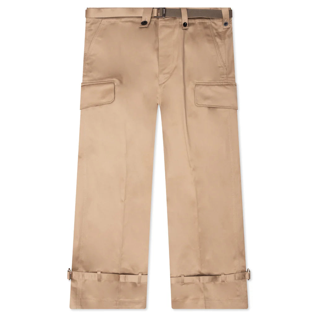 Cotton Chino Pants Beige
