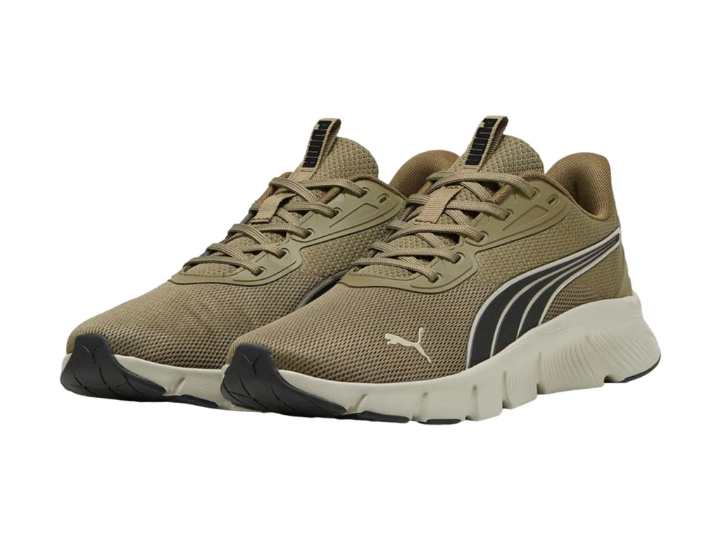 Tenis PUMA Flex Focus Lite Modern Oliva y Beige para Hombre