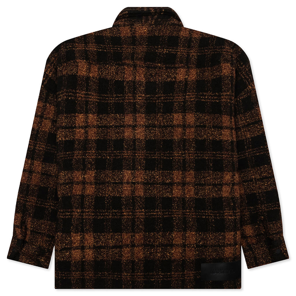 Plaid Padded Shirt Saffron