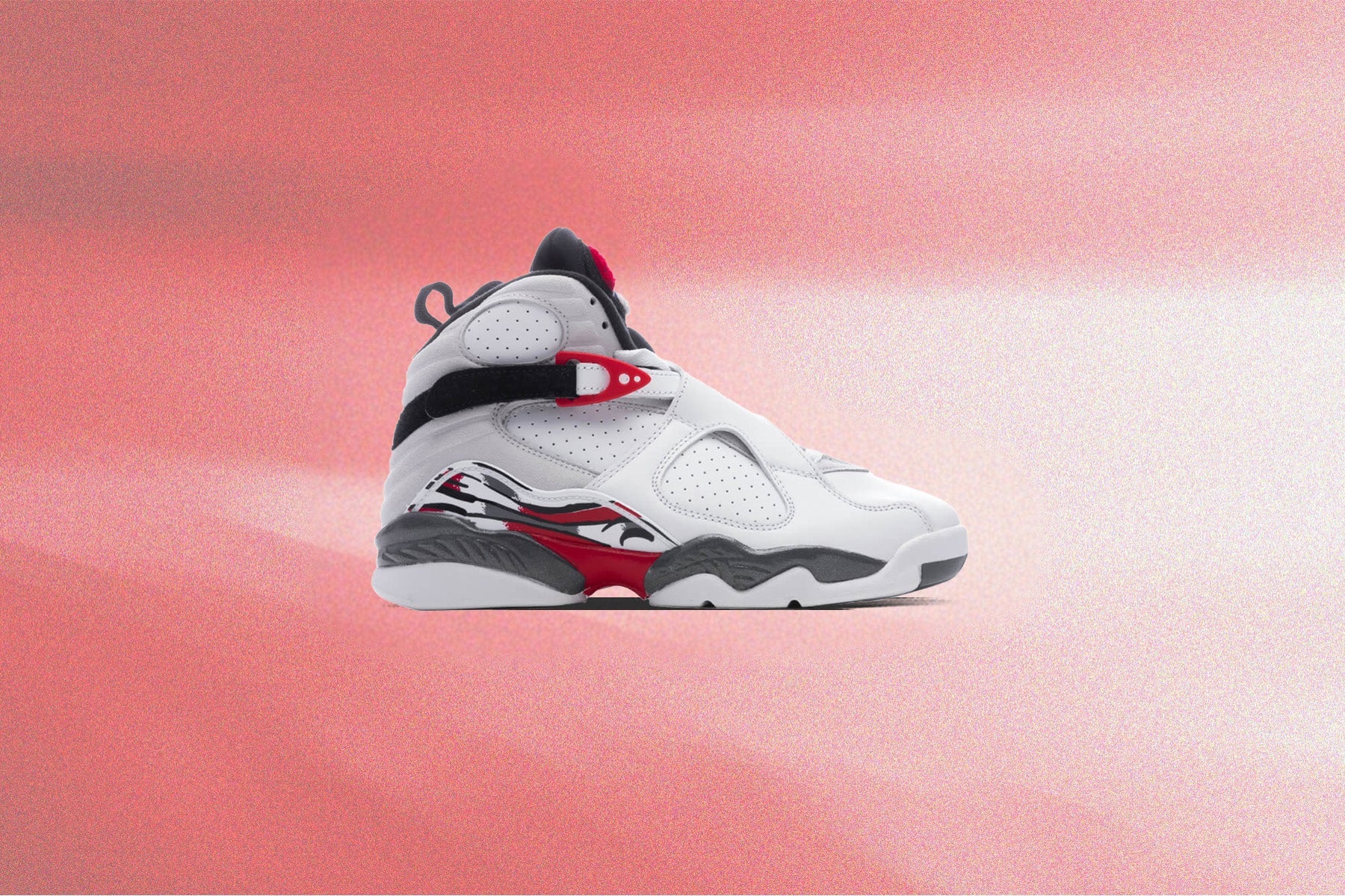 Air Jordan 8 Retro Bugs Bunny GS White Black True Red